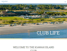 Tablet Screenshot of kiawahislandclub.com